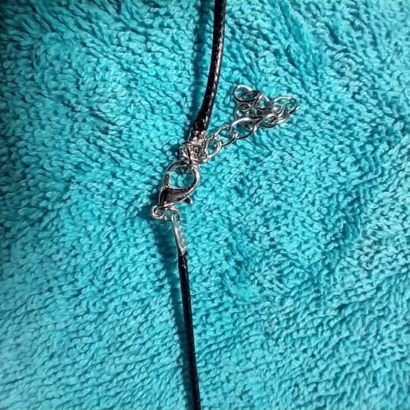 Colorful aurora Gothic necklace. Ignore the reflections in the pic. - Picture 4 of 6